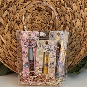 Alice in Wonderland Lipstick Set with Clear Bag